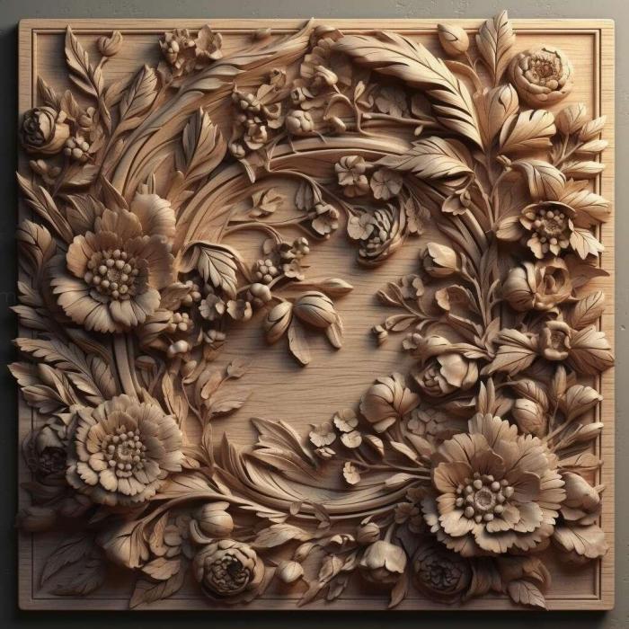 Patterns and decorations (stl exquisite 3, PATTERN_2375) 3D models for cnc